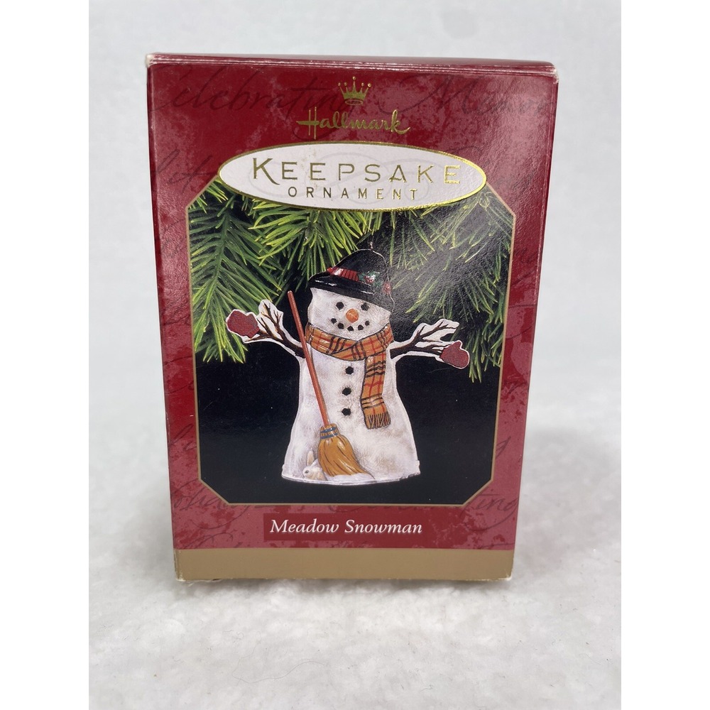 Hallmark‎ Keepsake Meadow Snowman 1997 Ornament